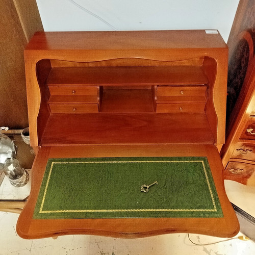 Secretaire bois merisier - en,