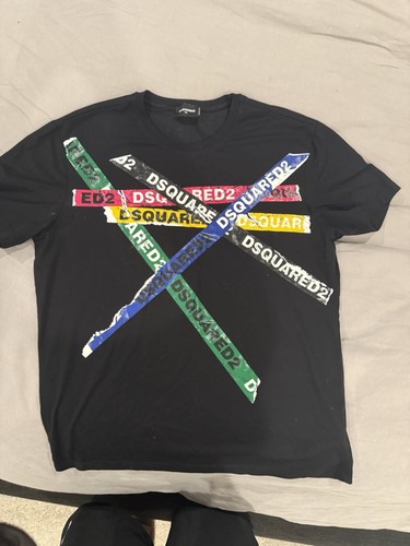 Dsquared2 tape tee - dsquared2,