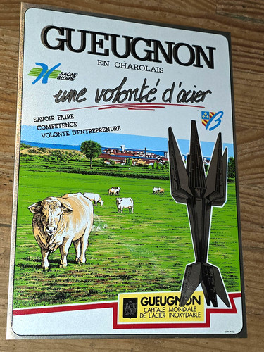 Plaque inox gueugnon - plaque,