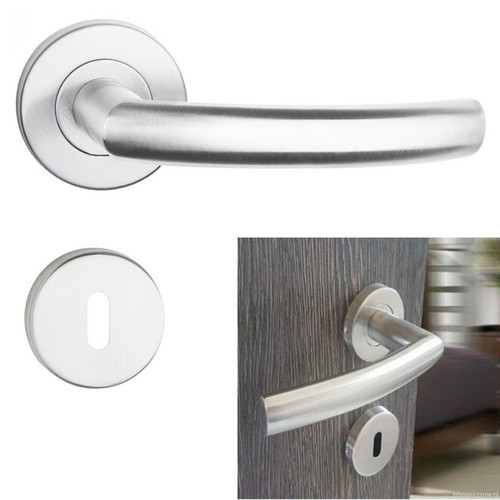 Poignée porte acier inox - poignée,