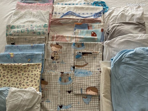 Lot petits draps couffins - lot,