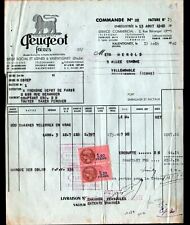 VALENTIGNEY (25) FACTORY CYCLES BIKES / service CHAINS "PEUGEOT" order in 1940