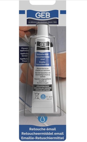 Retouche email couleur blanche - email,
