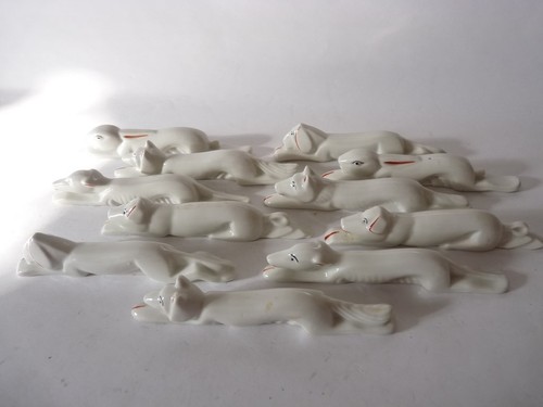 Porte couteaux porcelaine - porte-couteaux, 12