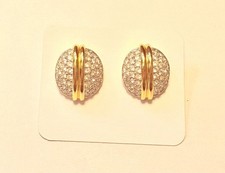 Boucles D’oreilles Vintage SWAROVSKI - Fermoir Clous - Collector