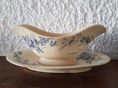 Saucière porcelaine creil - saucière, et