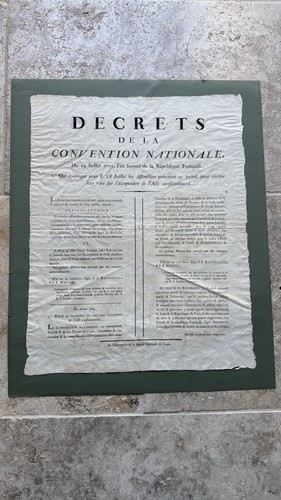 1793 rare affiche - 1793,
