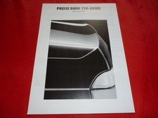 1992 BMW 7 SERIES E32 730i 735i 735iL 750i 750iL Price List Pricelist