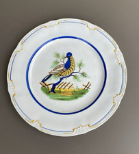 Boch la Louvière plate pheasant model No. 1.