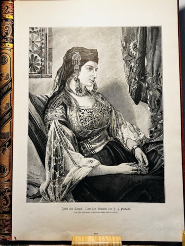 Juive tanger 1879 - tanger, gravure