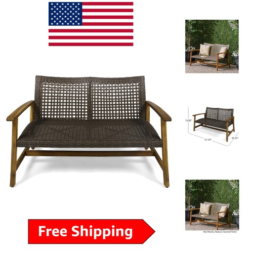 Cozy wicker loveseat for two - for,
