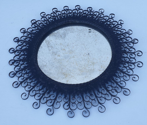 Miroir vintage fer forgé - vintage,