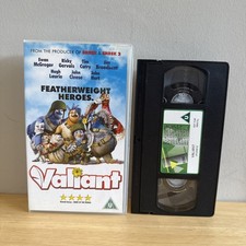 Valiant VHS Video Tape Cassette Disney Club PAL Hard Case Rare Featherweight