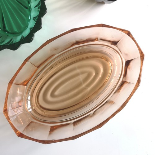 Ravier rose verre moulé - ravier,