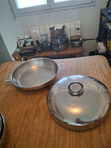 Poêle sauteuse inox 10 - poêle,