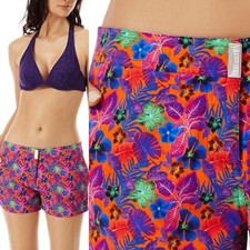 Vilebrequin Luxury Swim Shorts L Multi Floral Tropical Beach Resort Porto Rico