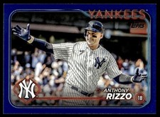2024 Topps Royal Blue Anthony Rizzo New York Yankees #184