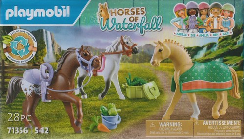 Playmobil horses water fall - horses,
