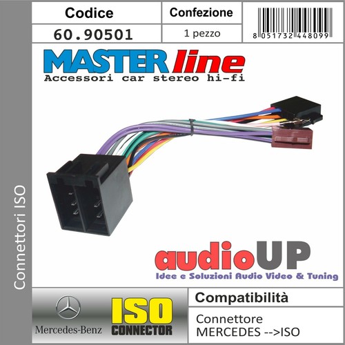 Connecteur iso autoradio - connecteur,