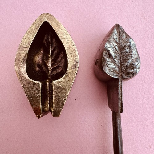 Ancien fer gaufrer - ancien, moule