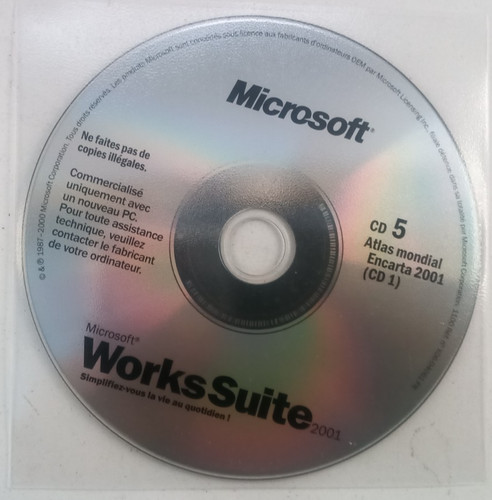 Microsoft works suite 2001 - microsoft,