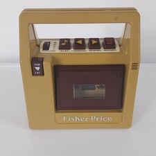 Lecteur de cassettes portable Fisher Price #826 vintage 1980 Fonctionne