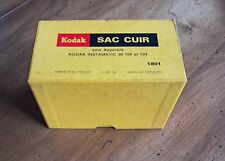 Sac cuir KODAK Appareil Photo INSTAMATIC 50 100 104 n°1801 dans boite origine