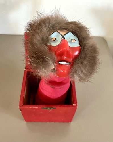 Jouet ancien diable ressort - diable, à
