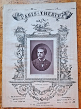 Photoglyptie TOURTIN - Frederic FEBVRE Revue Paris Théâtr 1875