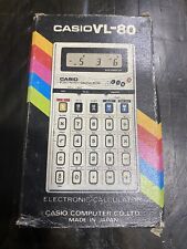 Casio VL-80 calculator and synthesizer - Vintage and rare