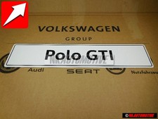 VW Original Polo GTI Plaque De