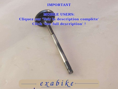 Soupape admission pour - soupape, d'admission