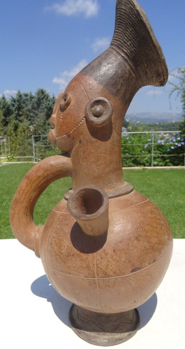 Vase mangbetu terre - mangbetu, cuite
