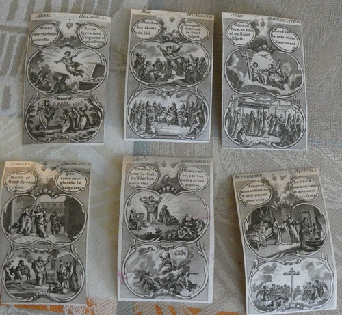 Images pieuses gravures - 6,