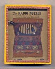 Jeu de patience anglais  " The radio puzzle " Ed. Journet & Co TBE