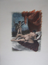 Paul Emile Bécat / gravure érotique / Curiosa / Dim 20X14cm