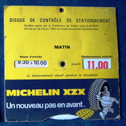 Disque stationnement - disque, de