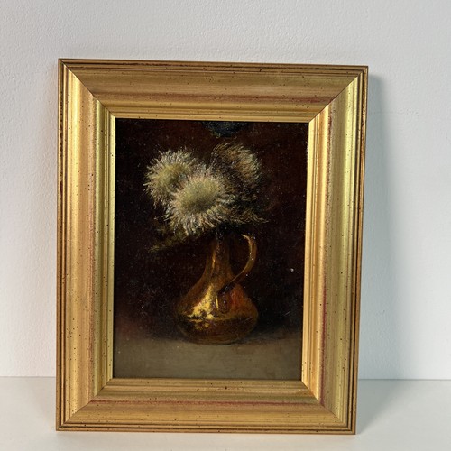 Petit tableau ancien huile sur