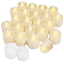 24 bougie led, bougies chauffe