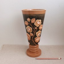 Boch Freres Keramis Pottery Charles Catteau Art Deco Floral Vase 20s Belgium BFK