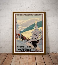 Affiche-Poster Vintage Ski