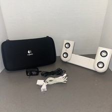 Logitech Portable Speaker System with Case and Adapter