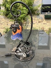 ⭐️ LAMPE ART NOUVEAU TULIPE DAUM ☨ NANCY ?? ANTIQUE ART NOUVEAU TABLE DESK LAMP