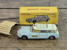 Jouet Ancien Voiture Miniature Citroën Id 19 Ambulance Dinky Toys 1/43 Avec...