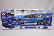 LJ001 YH car radio control 1/14 WRC Peugeot 308 6 rally blue 34 cm RC