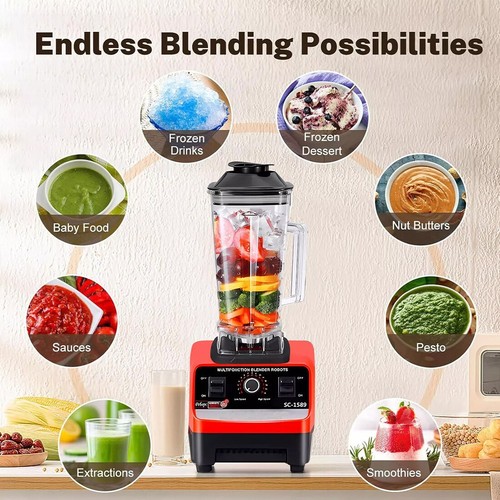4500w high power blender - 4500w, 2l