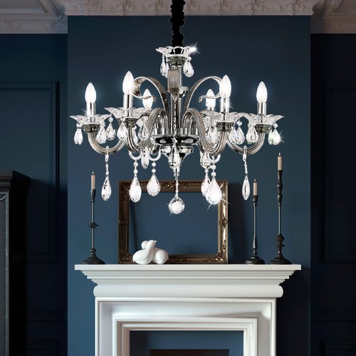 Suspension lampe lustre métal - lustre,