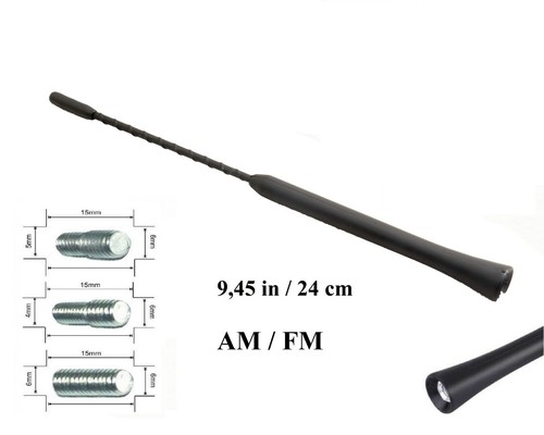 Antenne auto voiture noire - voiture,