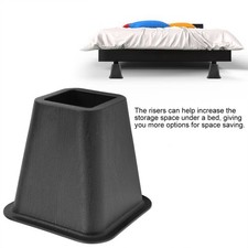 Noir Meubles Élévateurs Ensemble De 4 Pour Bed Chair Table De Bureau FR