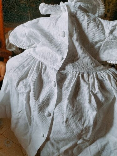 Poupée robe ancienne - coton, et